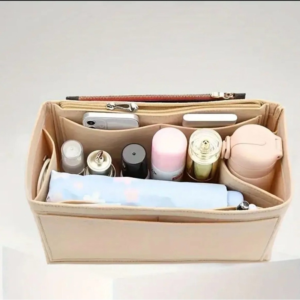 Beige Purse Organizer